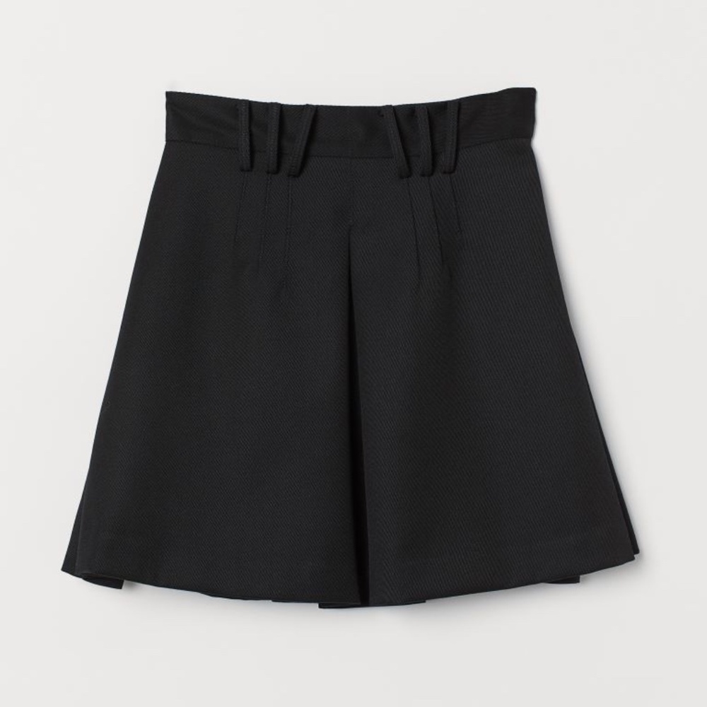 H&M Studio Collection Flared Wool-blend Skirt